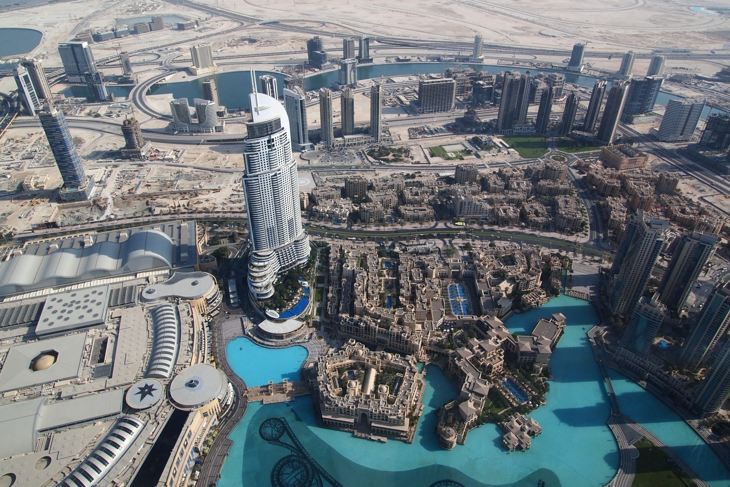Vaade Burj Khalifa vaateplatvormilt
